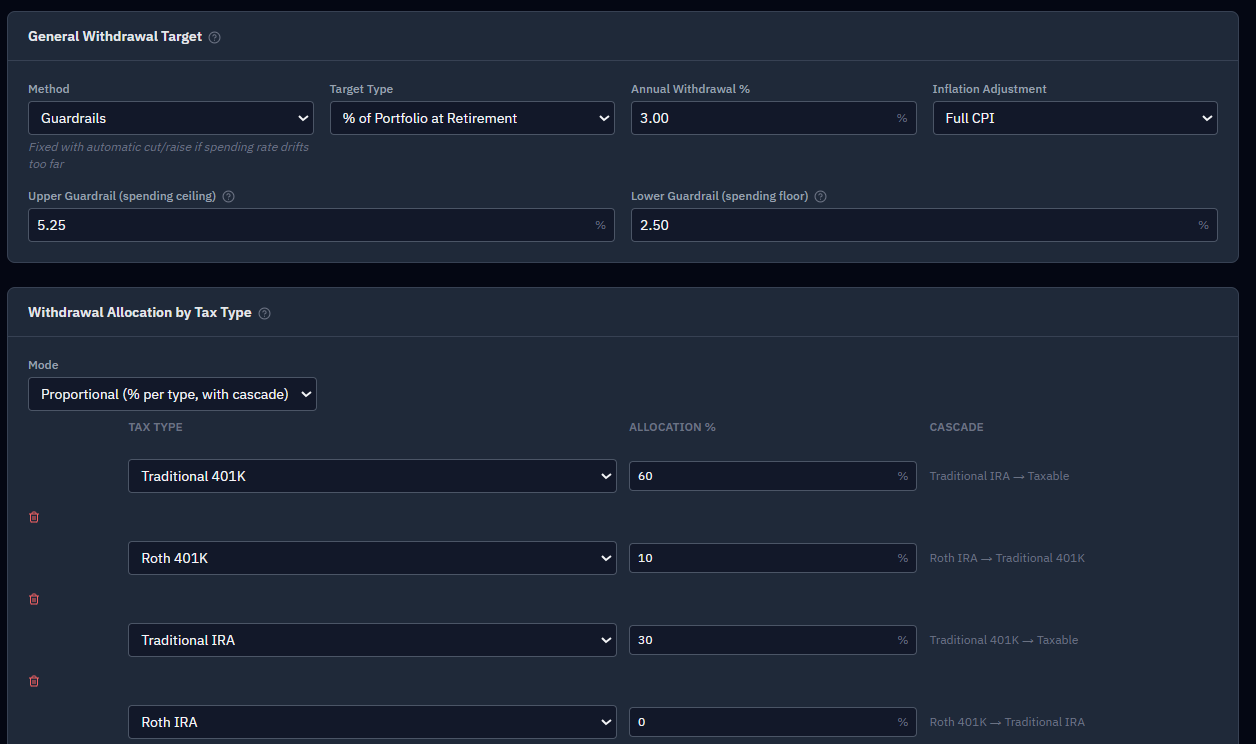 The Strategy tab — the target for step 4.